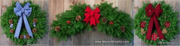 Maine Wreaths make great corporate gifts for your business associates.
