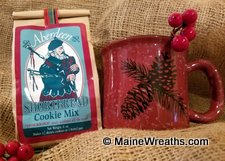 Maine Wreaths Mug & Cookie Pack