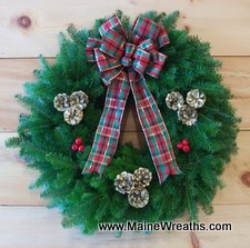 Maine Country Christmas Wreath
