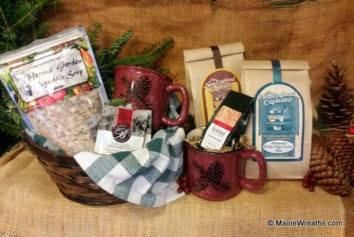 Maine Gift Baskets from Down On the Farm Maine Wreaths